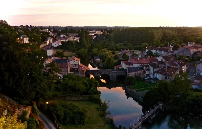 Le Thouet, vu depuis les murs du château