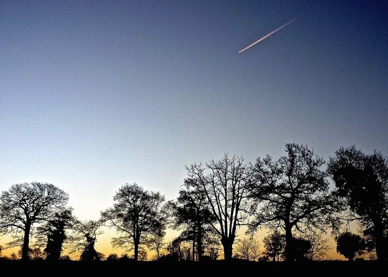Le ciel de Parthenay aux aurores